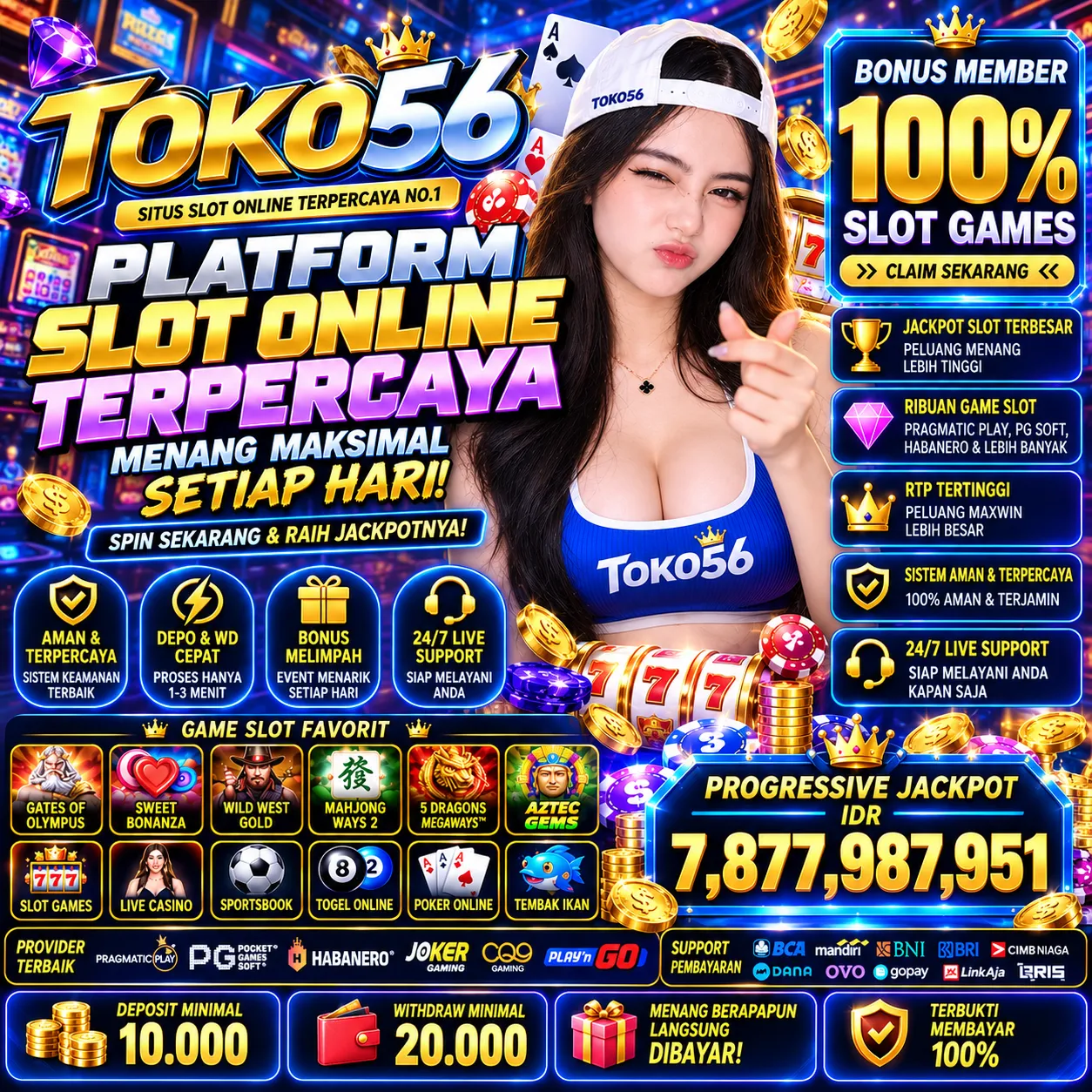 Bingung cari situs slot amanah? TOKO56 menjadi jawaban dan memberikan layanan slot terpercaya! by Hey siriusly